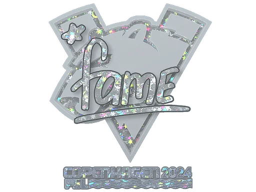 Sticker | fame (Glitter) | Copenhagen 2024
