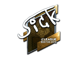 Sticker | SicK (Foil) | Boston 2018