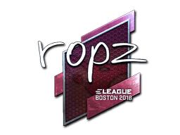 Sticker | ropz (Foil) | Boston 2018