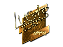 Sticker | LUCAS1 (Gold) | Boston 2018
