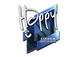 Sticker | Happy (Foil) | Boston 2018