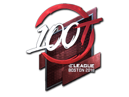 Sticker | 100 Thieves (Foil) | Boston 2018