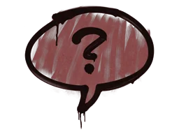 Sealed Graffiti | Question Mark