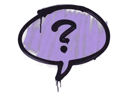 Sealed Graffiti | Question Mark