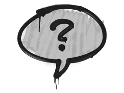 Sealed Graffiti | Question Mark