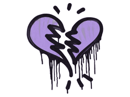 Sealed Graffiti | Broken Heart