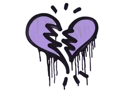 Sealed Graffiti | Broken Heart