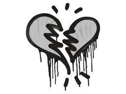 Sealed Graffiti | Broken Heart