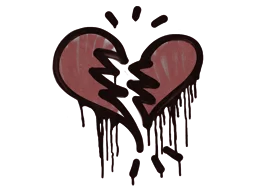 Sealed Graffiti | Broken Heart
