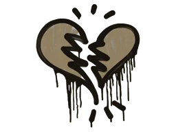 Sealed Graffiti | Broken Heart