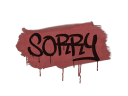 Sealed Graffiti | Sorry