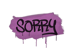 Sealed Graffiti | Sorry