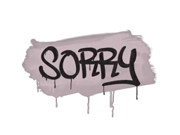 Sealed Graffiti | Sorry