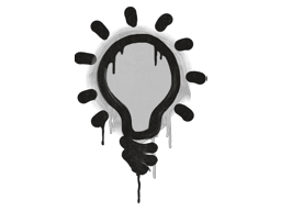 Sealed Graffiti | Lightbulb