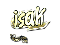Sticker | isak (Gold) | Paris 2023
