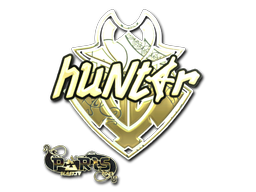 Sticker | huNter- (Gold) | Paris 2023