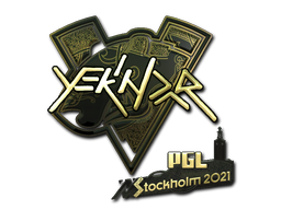 Sticker | YEKINDAR (Gold) | Stockholm 2021