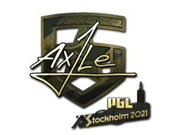 Sticker | Ax1Le (Gold) | Stockholm 2021