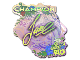 Sticker | Jame (Holo, Champion) | Rio 2022