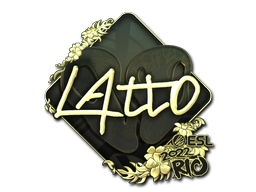 Sticker | latto (Gold) | Rio 2022