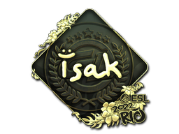 Sticker | isak (Gold) | Rio 2022