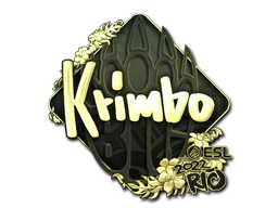Sticker | Krimbo (Gold) | Rio 2022