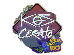Sticker | KSCERATO (Glitter) | Rio 2022