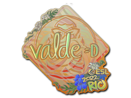 Sticker | v4lde (Holo) | Rio 2022
