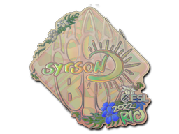 Sticker | syrsoN (Holo) | Rio 2022