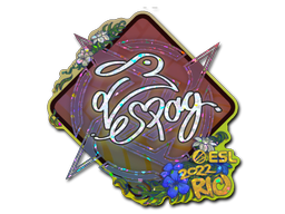 Sticker | es3tag (Glitter) | Rio 2022