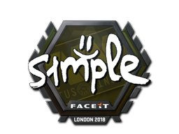 Sticker | s1mple | London 2018
