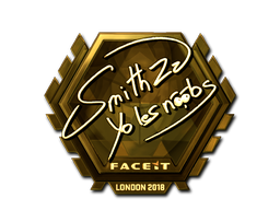 Sticker | SmithZz (Gold) | London 2018