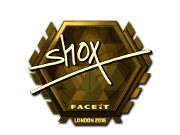 Sticker | shox (Gold) | London 2018