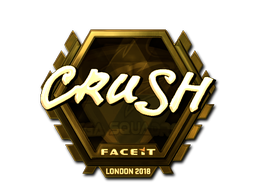 Sticker | crush (Gold) | London 2018