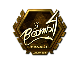 Sticker | Boombl4 (Gold) | London 2018
