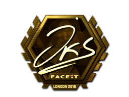 Sticker | jks (Gold) | London 2018