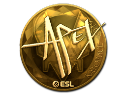 Sticker | apEX (Gold) | Katowice 2019