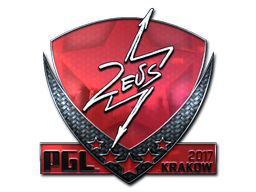 Sticker | Zeus (Foil) | Krakow 2017
