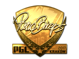 Sticker | pashaBiceps (Gold) | Krakow 2017