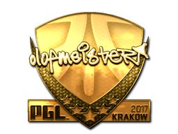 Sticker | olofmeister (Gold) | Krakow 2017
