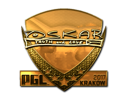 Sticker | oskar (Gold) | Krakow 2017
