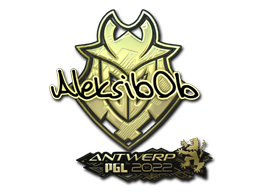 Sticker | Aleksib (Gold) | Antwerp 2022