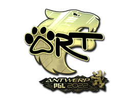 Sticker | arT (Gold) | Antwerp 2022