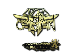 Sticker | cadiaN (Gold) | Antwerp 2022