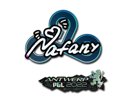 Sticker | nafany (Glitter) | Antwerp 2022