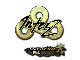 Sticker | interz (Gold) | Antwerp 2022