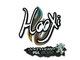Sticker | HooXi (Glitter) | Antwerp 2022
