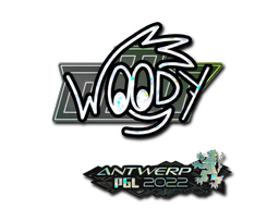 Sticker | WOOD7 (Glitter) | Antwerp 2022