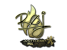 Sticker | roeJ (Gold) | Antwerp 2022