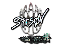 Sticker | syrsoN (Glitter) | Antwerp 2022